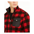Club Room Mens Full-Zip Plaid Sherpa Jacket, Size Small by Vanessa Jane