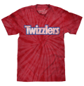 Retro Twizzlers Tie Dye T-Shirt - Red Spider Tie Dye by Tee Luv