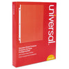 Universal Standard Sheet Protector, Standard, 8.5 x 11, Clear, 200/Box