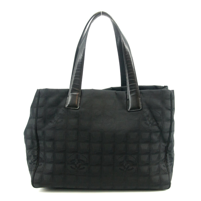 Chanel New Travel Line Black Nylon Tote Bag #2750 by Bolt Boutique