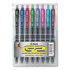 Pilot G2 Premium Gel Pen, Retractable, Fine 0.7 mm, Assorted Ink and Barrel Colors, 8/Pack