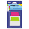 Avery Ultra Tabs Repositionable Tabs, Big Tabs: 2" x 1.75", 1/5-Cut, Assorted Neon Colors, 20/Pack
