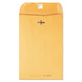Quality Park Park Ridge Kraft Clasp Envelope, #55, Square Flap, Clasp/Gummed Closure, 6 x 9, Brown Kraft, 100/Box