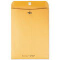 Quality Park Park Ridge Kraft Clasp Envelope, #90, Square Flap, Clasp/Gummed Closure, 9 x 12, Brown Kraft, 100/Box