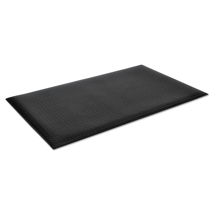 Crown Wear-Bond Comfort-King Anti-Fatigue Mat, Diamond Emboss, 24 x 36, Black