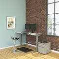 Alera Pedestal File Seat Cushion, 14.88 x 19.13 x 2.13, Smoke