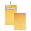 Quality Park Redi-Strip Kraft Expansion Envelope, #13 1/2, Square Flap, Redi-Strip Adhesive Closure, 10 x 13, Brown Kraft, 25/Pack