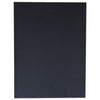 Universal Casebound Hardcover Notebook, 1 Subject, Wide/Legal Rule, Black Cover, 10.25 x 7.63, 150 Sheets