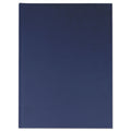 Universal Casebound Hardcover Notebook, 1 Subject, Wide/Legal Rule, Dark Blue Cover, 10.25 x 7.63, 150 Sheets