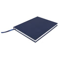 Universal Casebound Hardcover Notebook, 1 Subject, Wide/Legal Rule, Dark Blue Cover, 10.25 x 7.63, 150 Sheets