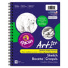 Pacon Art1st Sketch Diary, Blue Cover, 11 x 8.5, 60 lb Text Paper Stock, 70 Sheets