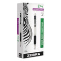Zebra Z-Grip Mechanical Pencil, 0.7 mm, HB (#2.5), Black Lead, Clear/Black Grip Barrel, Dozen