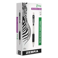 Zebra Z-Grip Mechanical Pencil, 0.5 mm, HB (#2.5), Black Lead, Clear/Black Grip Barrel, Dozen