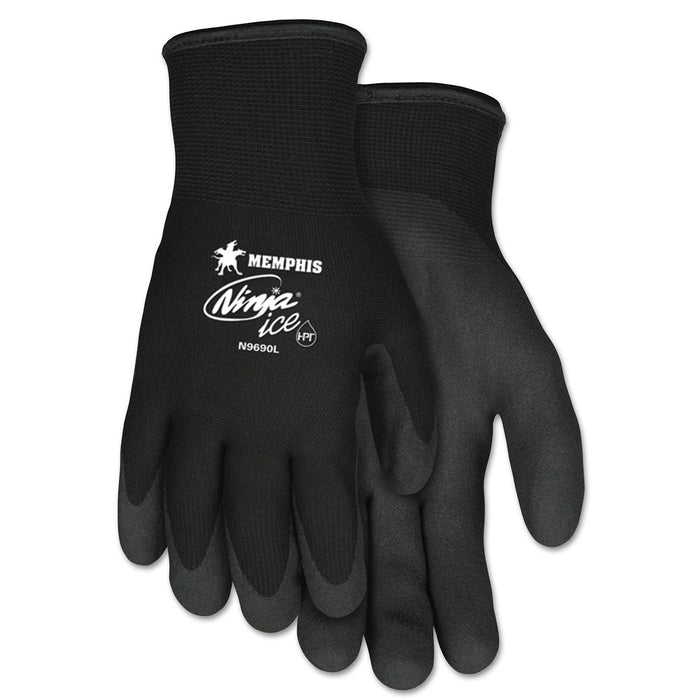 MCR Ninja Ice Gloves, Black, Large