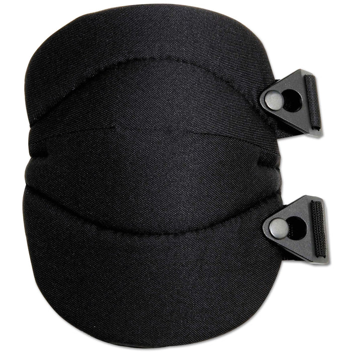 ergodyne ProFlex 230 Wide Soft Cap Knee Pad, Buckle Closure, One Size Fits Most, Black