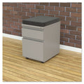Alera Pedestal File Seat Cushion, 14.88 x 19.13 x 2.13, Smoke