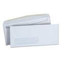 Universal Open-Side Business Envelope, 1 Window, #10, Square Flap, Gummed Closure, 4.13 x 9.5, White, 500/Box