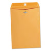 Universal Kraft Clasp Envelope, #75, Square Flap, Clasp/Gummed Closure, 7.5 x 10.5, Brown Kraft, 100/Box