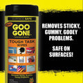 Goo Gone Clean Up Wipes, 8 x 7, Citrus Scent, White, 24/Canister