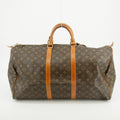 Louis Vuitton Monogram Canvas Keepall 55 Boston Bag Brown #2761 by Bolt Boutique