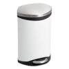 Safco Step-On Medical Receptacle, 3 gal, White
