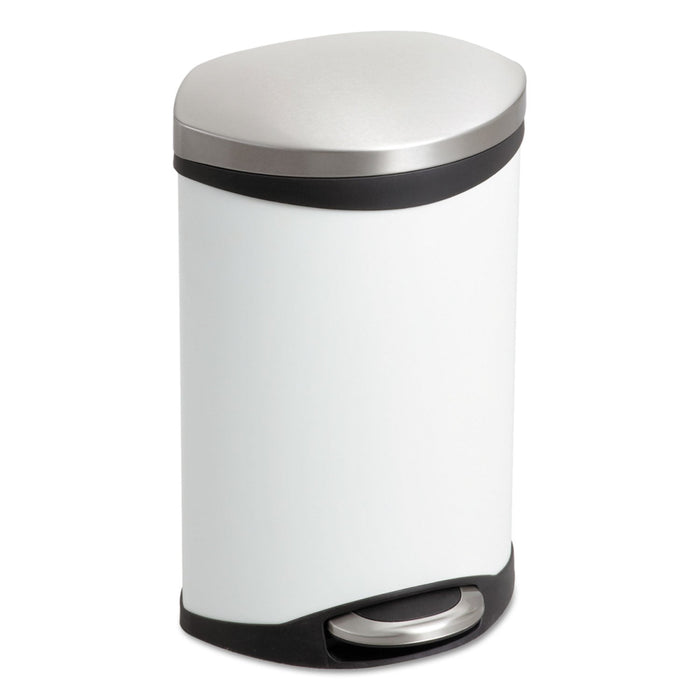 Safco Step-On Medical Receptacle, 3 gal, White