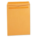 Universal Self-Stick Open End Catalog Envelope, #12 1/2, Square Flap, Self-Adhesive Closure, 9.5 x 12.5, Brown Kraft, 250/Box
