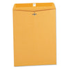 Universal Kraft Clasp Envelope, #12 1/2, Square Flap, Clasp/Gummed Closure, 9.5 x 12.5, Brown Kraft, 100/Box