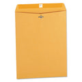 Universal Kraft Clasp Envelope, #12 1/2, Square Flap, Clasp/Gummed Closure, 9.5 x 12.5, Brown Kraft, 100/Box