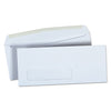 Universal Open-Side Business Envelope, 1 Window, #9, Square Flap, Gummed Closure, 3.88 x 8.88, White, 500/Box