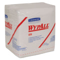 WypAll X70 Cloths, 1/4 Fold, 12.5 x 12, White, 76/Pack, 12 Packs/Carton