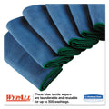 WypAll Microfiber Cloths, Reusable, 15.75 x 15.75, Blue, 6/Pack