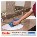 WypAll Microfiber Cloths, Reusable, 15.75 x 15.75, Blue, 6/Pack