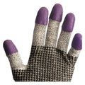 KleenGuard G60 Purple Nitrile Gloves, 230 mm Length, Medium/Size 8, Black/White, Pair
