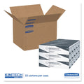 Kimtech Precision Wiper, POP-UP Box, 1-Ply, 14.7 x 16.6 White, 144/Box, 15 Boxes/Carton