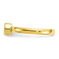 10k Gold CZ Toe Ring For Women by Fine Color Jewels