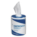 Kimtech SCOTTPURE Wipers, 1/4 Fold, 12 x 15, White, 100/Box, 4/Carton