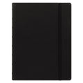 Filofax Notebook, 1 Subject, Medium/College Rule, Black Cover, 8.25 x 5.81, 112 Sheets
