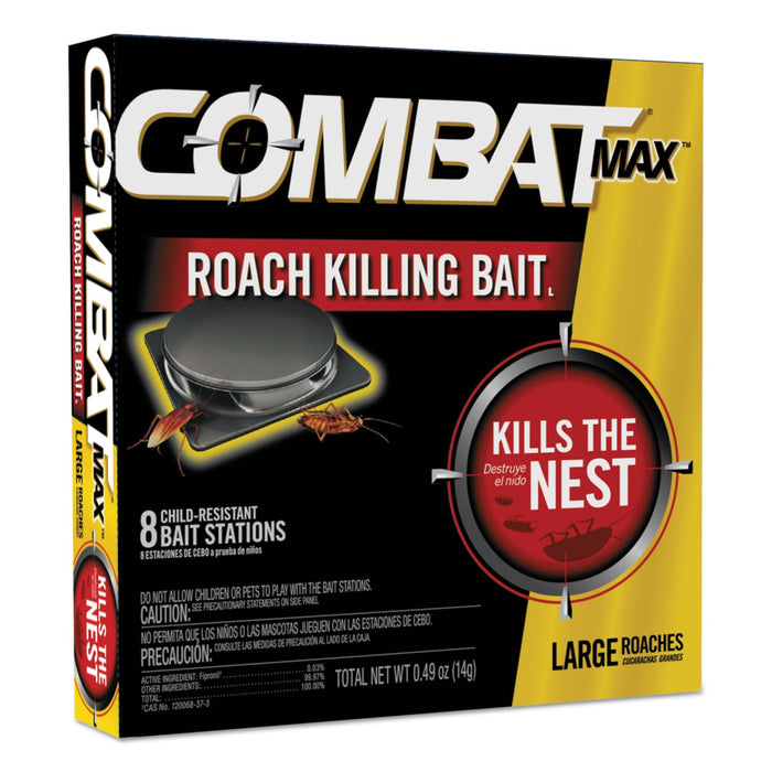 Combat Roach Bait Insecticide, 0.49 oz Bait, 8/Pack, 12 Packs/Carton