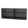 Safco Medina Series Low Wall Cabinet with Doors, 72w x 20d x 29 1/2h, Gray Steel, Box1