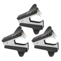 Universal Jaw Style Staple Remover, Black, 3/Pack