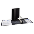 Avery Heavy-Duty Non-View Binder with DuraHinge, Locking One Touch EZD Rings and Thumb Notch, 3 Rings, 5" Capacity, 11 x 8.5, Black