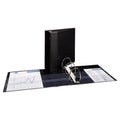 Avery Heavy-Duty Non-View Binder with DuraHinge and Locking One Touch EZD Rings, 3 Rings, 4" Capacity, 11 x 8.5, Black