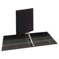 Avery Heavy-Duty Non Stick View Binder with DuraHinge and Slant Rings, 3 Rings, 0.5" Capacity, 11 x 8.5, Black, (5233)