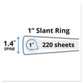 Avery Durable View Binder with DuraHinge and Slant Rings, 3 Rings, 1" Capacity, 11 x 8.5, Black