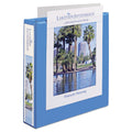 Avery Heavy-Duty Non Stick View Binder with DuraHinge and Slant Rings, 3 Rings, 1.5" Capacity, 11 x 8.5, Light Blue, (5401)