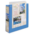 Avery Heavy-Duty Non Stick View Binder with DuraHinge and Slant Rings, 3 Rings, 2" Capacity, 11 x 8.5, Light Blue, (5501)