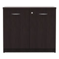 Alera Valencia Series Storage Cabinet, 34 1/8w x 22 7/8d x 29 1/2h, Espresso