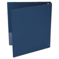 Universal Economy Non-View Round Ring Binder, 3 Rings, 1" Capacity, 11 x 8.5, Royal Blue