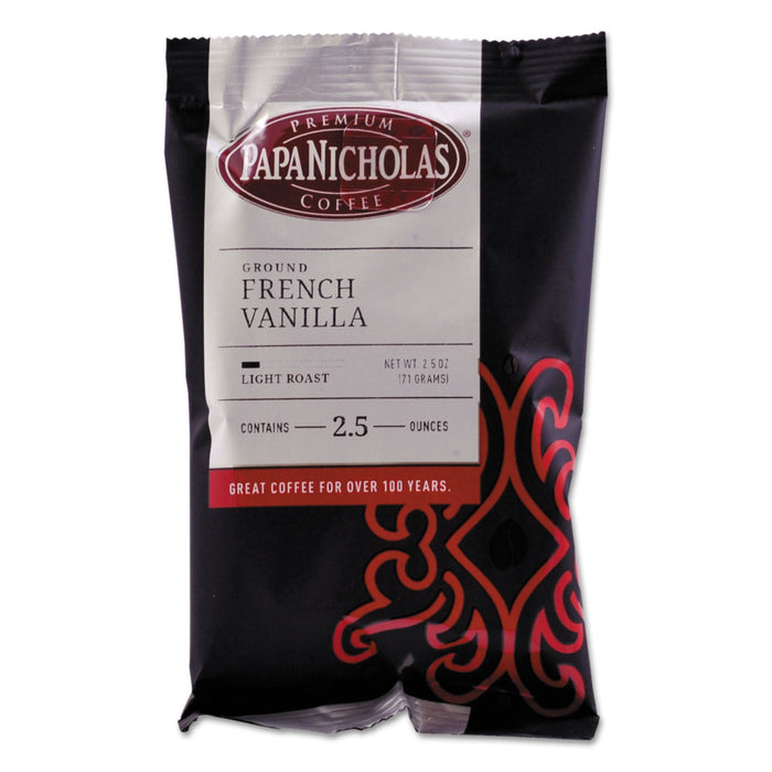 PapaNicholas Premium Coffee, French Vanilla, 18/Carton